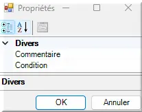 Paramètre de Transition